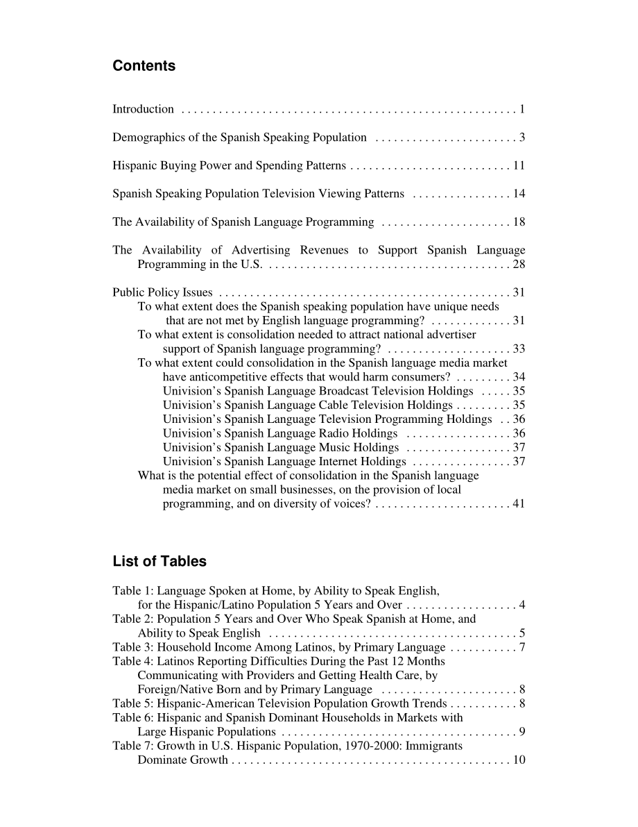 [20031020]RL32116_Univision西班牙裔广播合并后的西班牙语媒体：国会议题.pdf_第3页