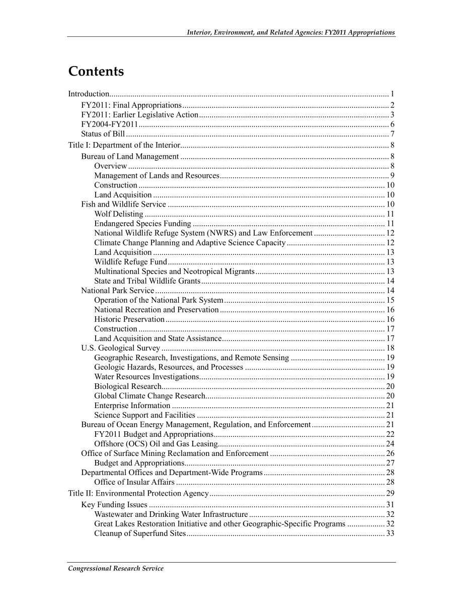 [20110512]R41258_内部、环境和相关机构：2011财年拨款.pdf_第3页