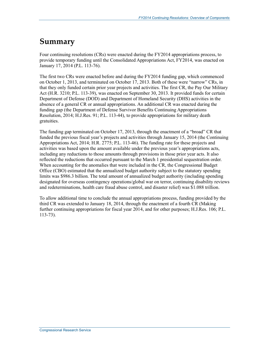[20140224]R43405_2014财年持续决议：组件概述.pdf_第2页