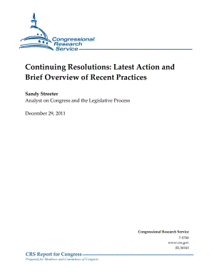 [20111229]RL30343_持续决议：最新行动和最近做法的简要概述.pdf