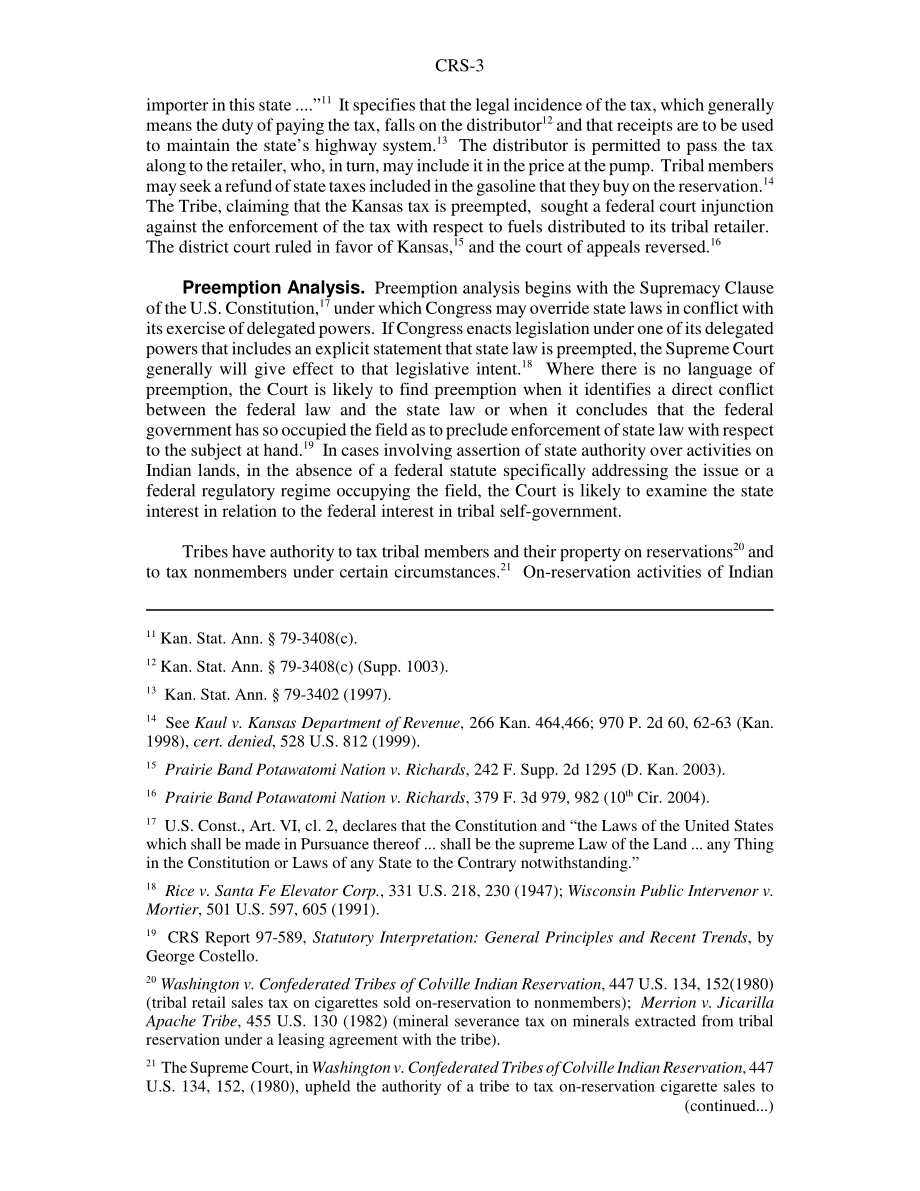 [20051209]RS22321_瓦格农诉草原乐队波塔瓦托米民族：对分配给印第安部落零售商的汽车燃料征收的州税.pdf_第3页