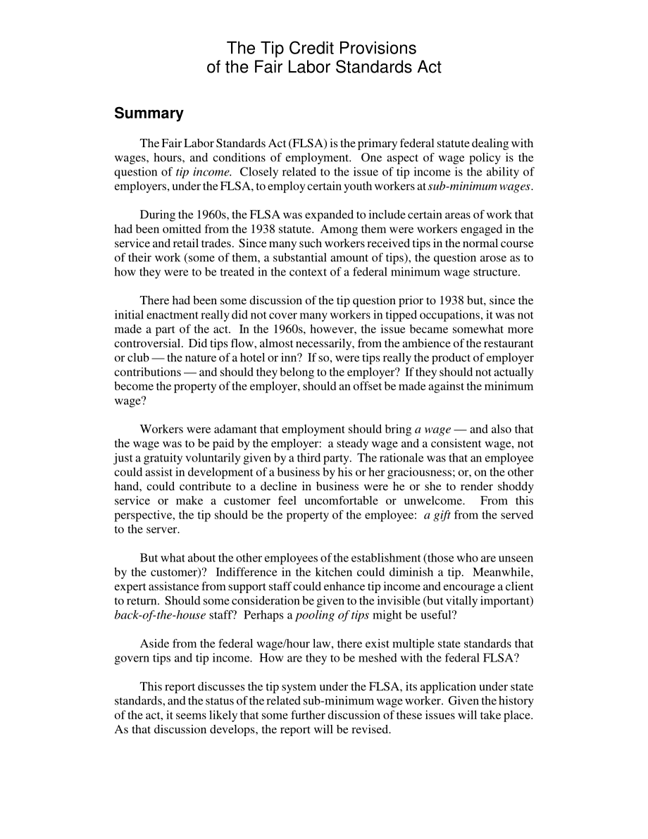 [20060324]RL33348_《公平劳动标准法》的小费信贷条款.pdf_第2页