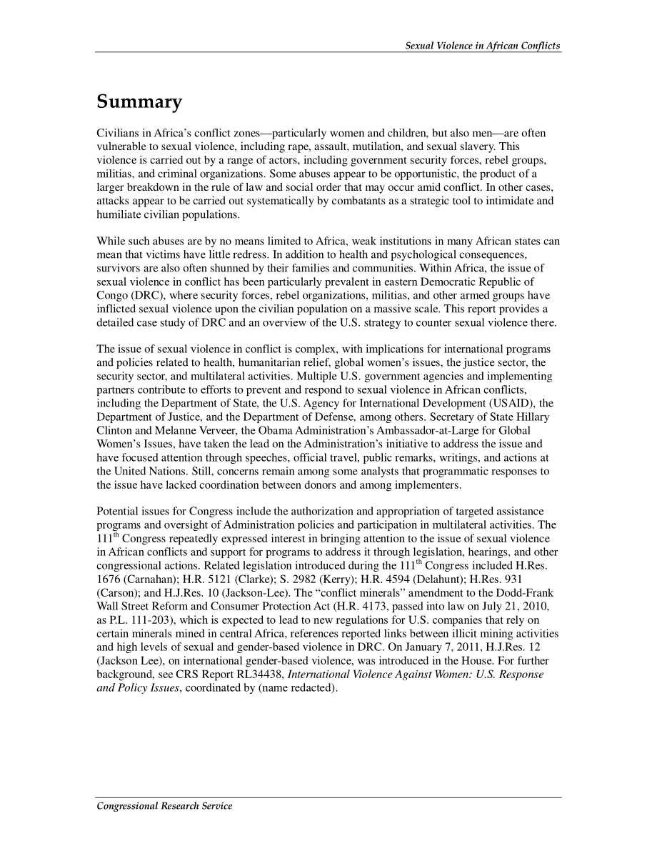 [20110223]R40956_非洲冲突中的性暴力.pdf_第2页