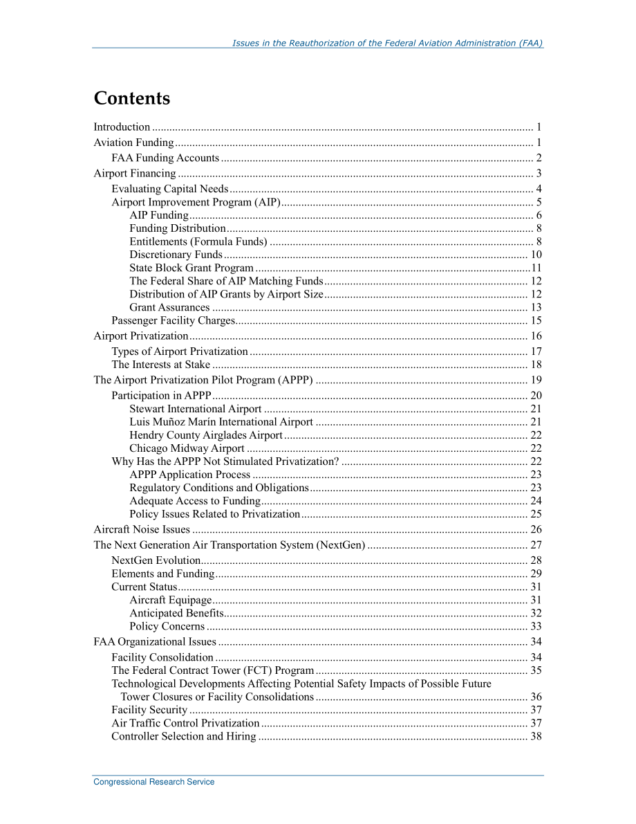 [20150129]R43858_联邦航空管理局（FAA）重新授权中的问题.pdf_第3页