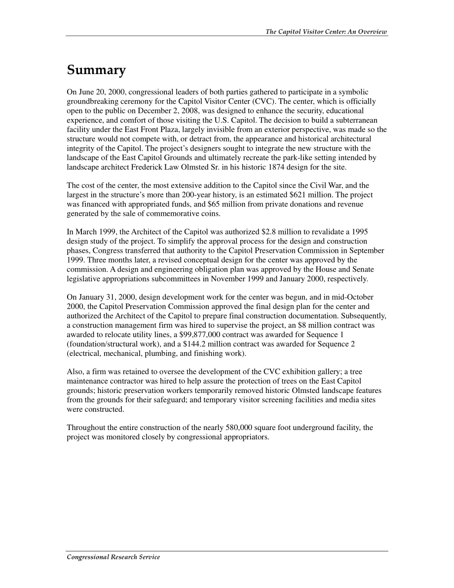 [20081125]RL31121_国会大厦游客中心：概述.pdf_第2页
