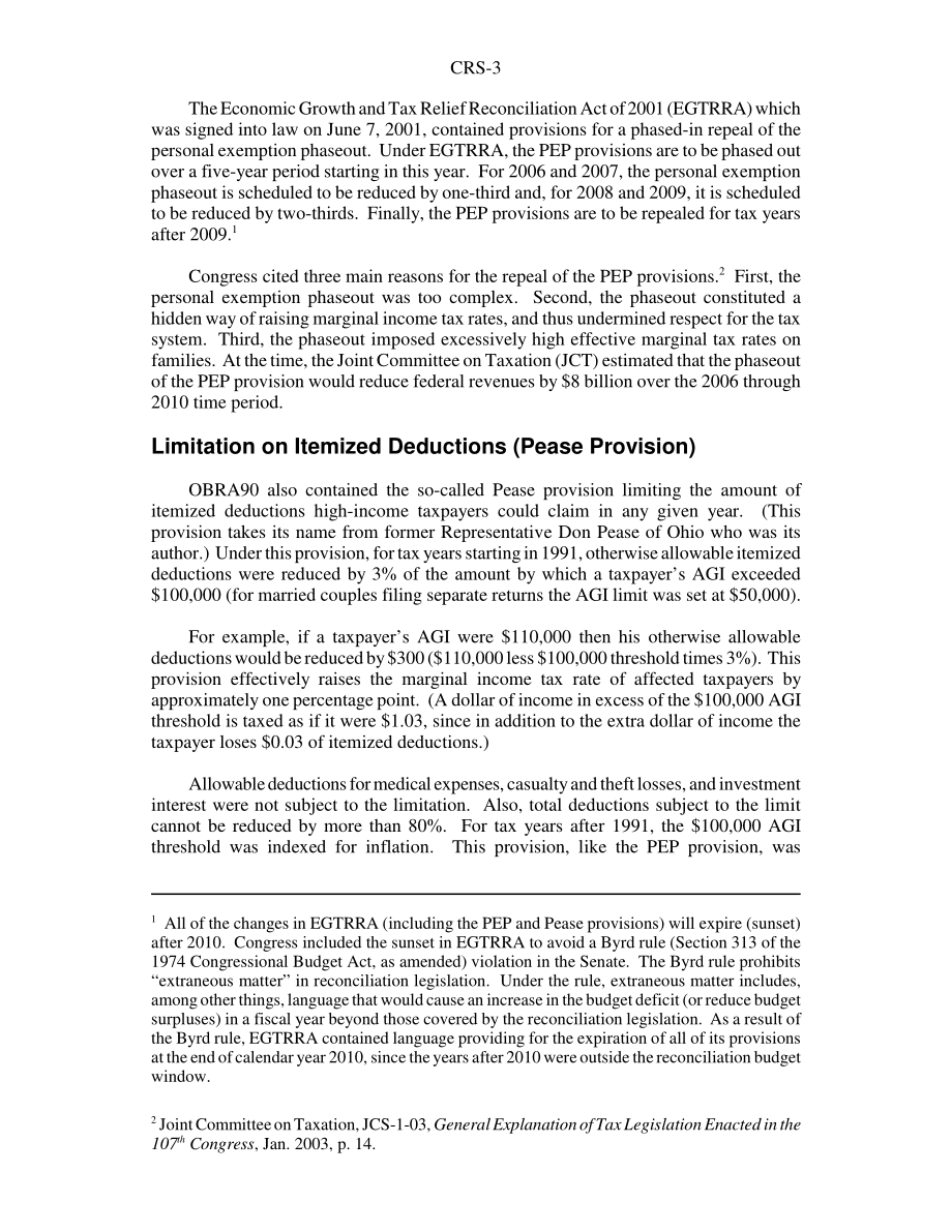 [20060628]RS22464_联邦个人所得税的PEP和Pease规定.pdf_第3页