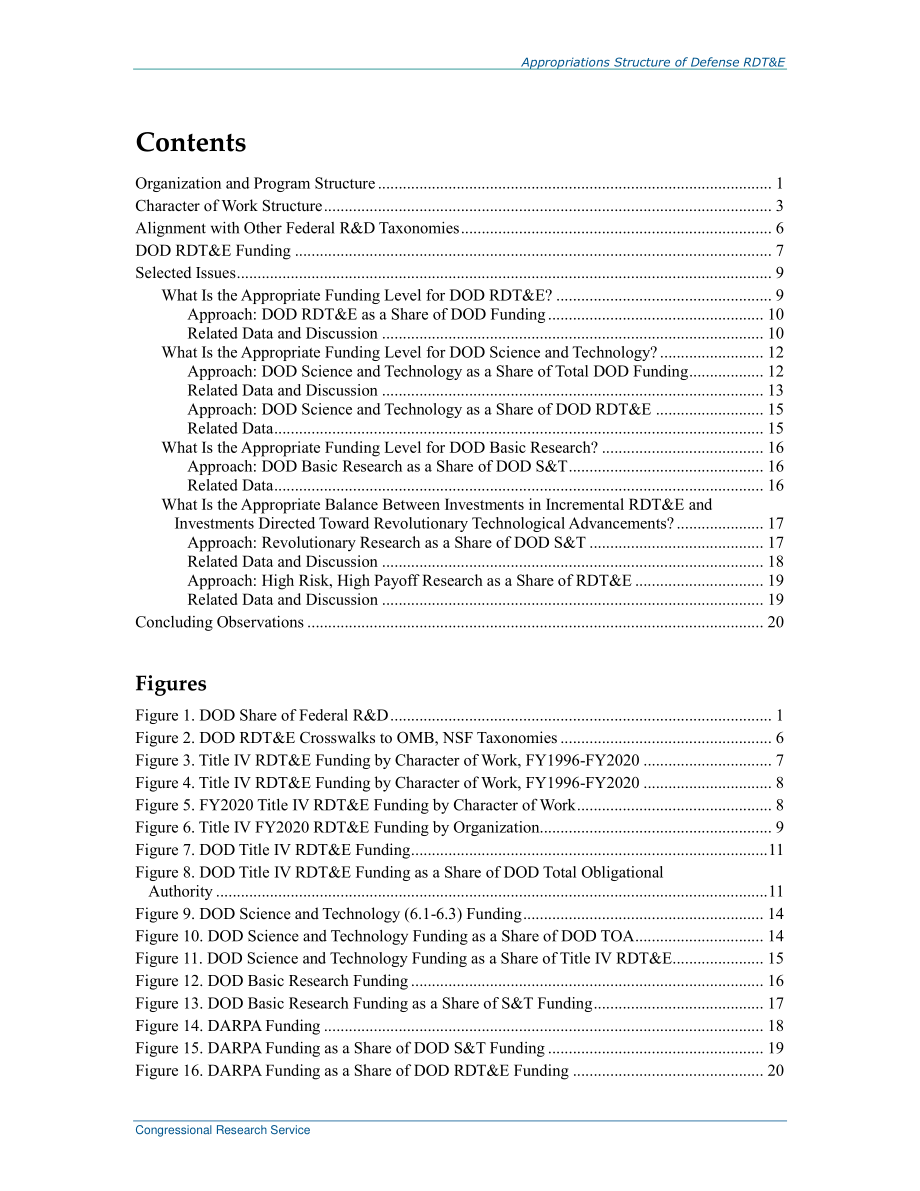[20201007]R44711_国防研究、开发、测试和评估部（RDT&E）：拨款结构.pdf_第3页