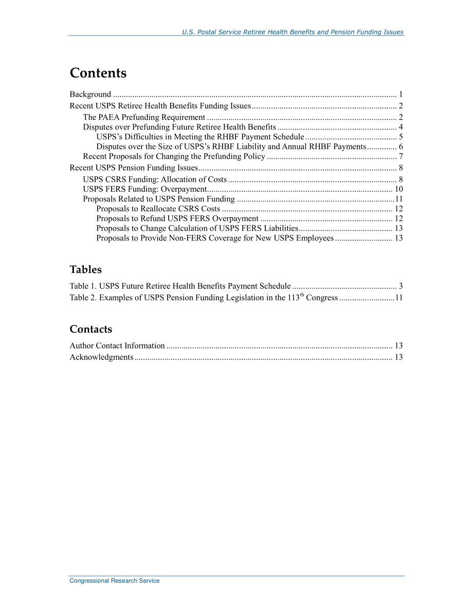 [20150107]R43349_美国邮政服务退休人员健康福利和养老金问题.pdf_第3页
