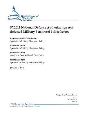 [20120105]R41874_2012财年国防授权法案：选定的军事人员政策问题.pdf