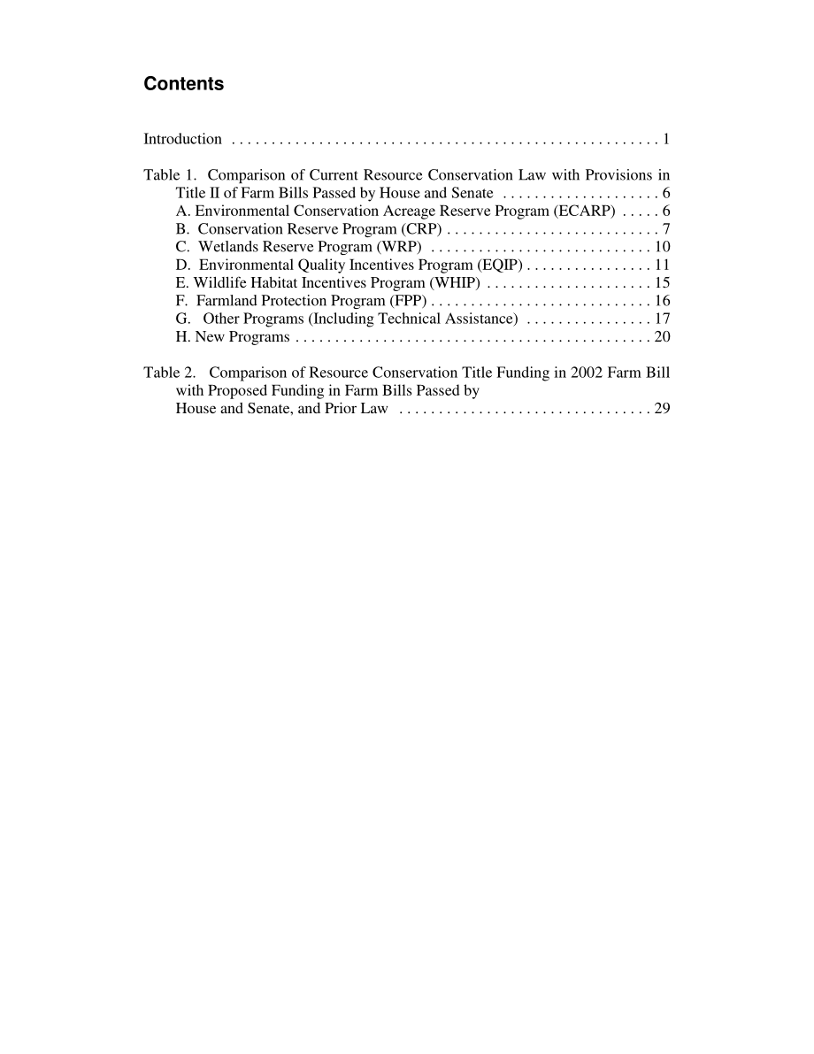 [20020625]RL31486_2002年农业法案的资源保护标题：新法与参众两院通过的法案以及先前法律的比较.pdf_第3页