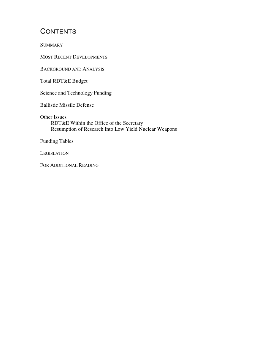 [20031001]IB10062_国防研究：国防部的研究、开发、测试和评估计划.pdf_第2页