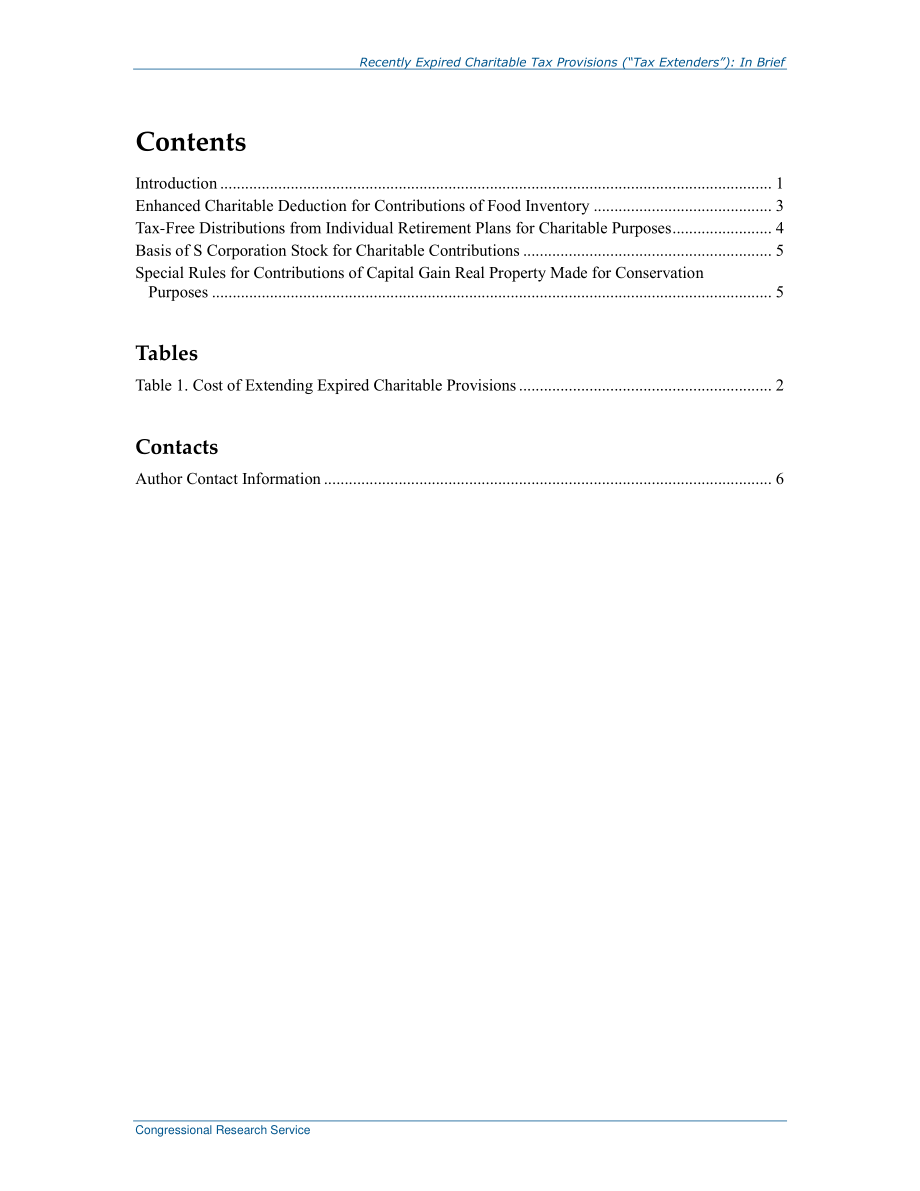 [20160115]R43517_最近到期的慈善税收规定（“税收扩展器”）：简言之.pdf_第2页