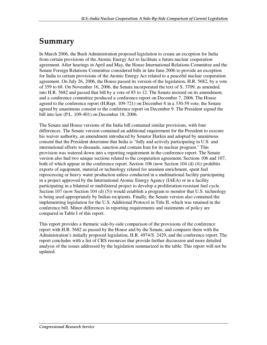 [20061222]RL33561_美印核合作：当前立法的并列比较.pdf_第2页