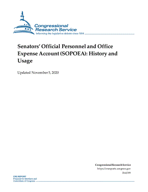 [20201105]R44399_参议员官方人事和办公费用账户（SOPOEA）：历史和用法.pdf