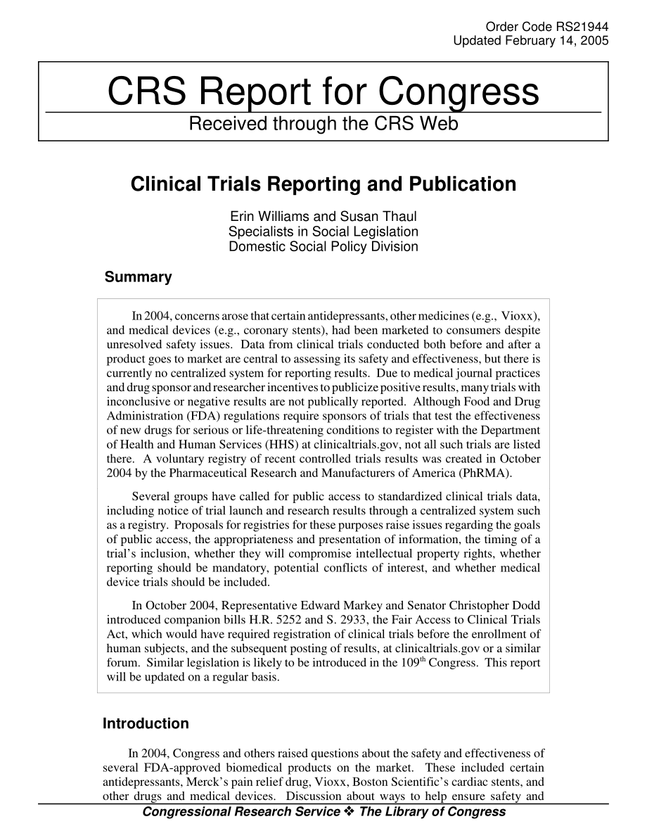 [20050214]RS21944_临床试验报告和出版.pdf_第1页