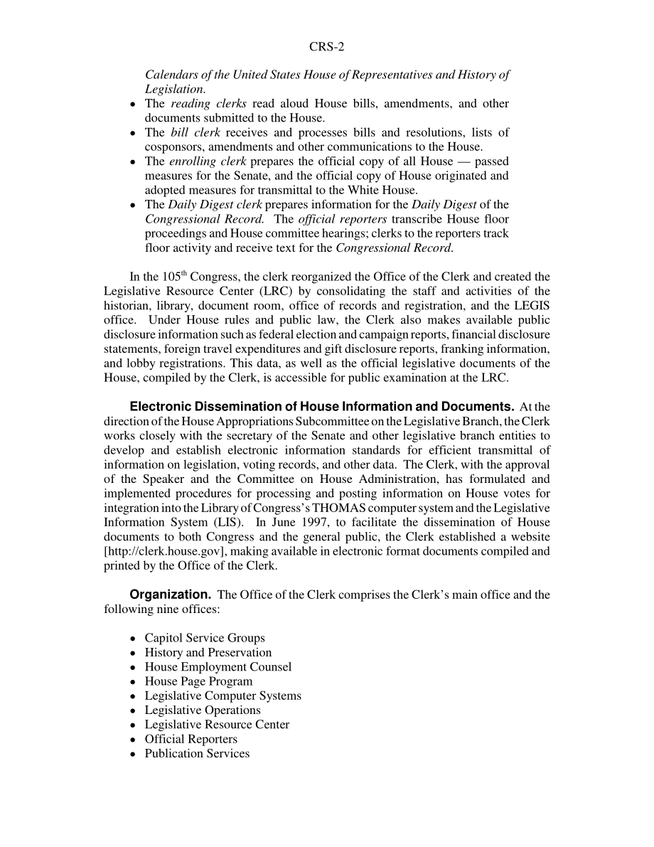 [20080310]98-761_众议院书记员：立法和行政职责.pdf_第2页