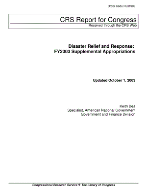 [20031001]RL31999_救灾和响应：2003财年追加拨款.pdf
