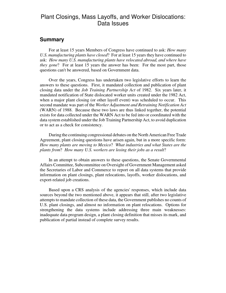 [19930329]93-355_工厂关闭、大规模裁员和工人失业：数据问题.pdf_第2页