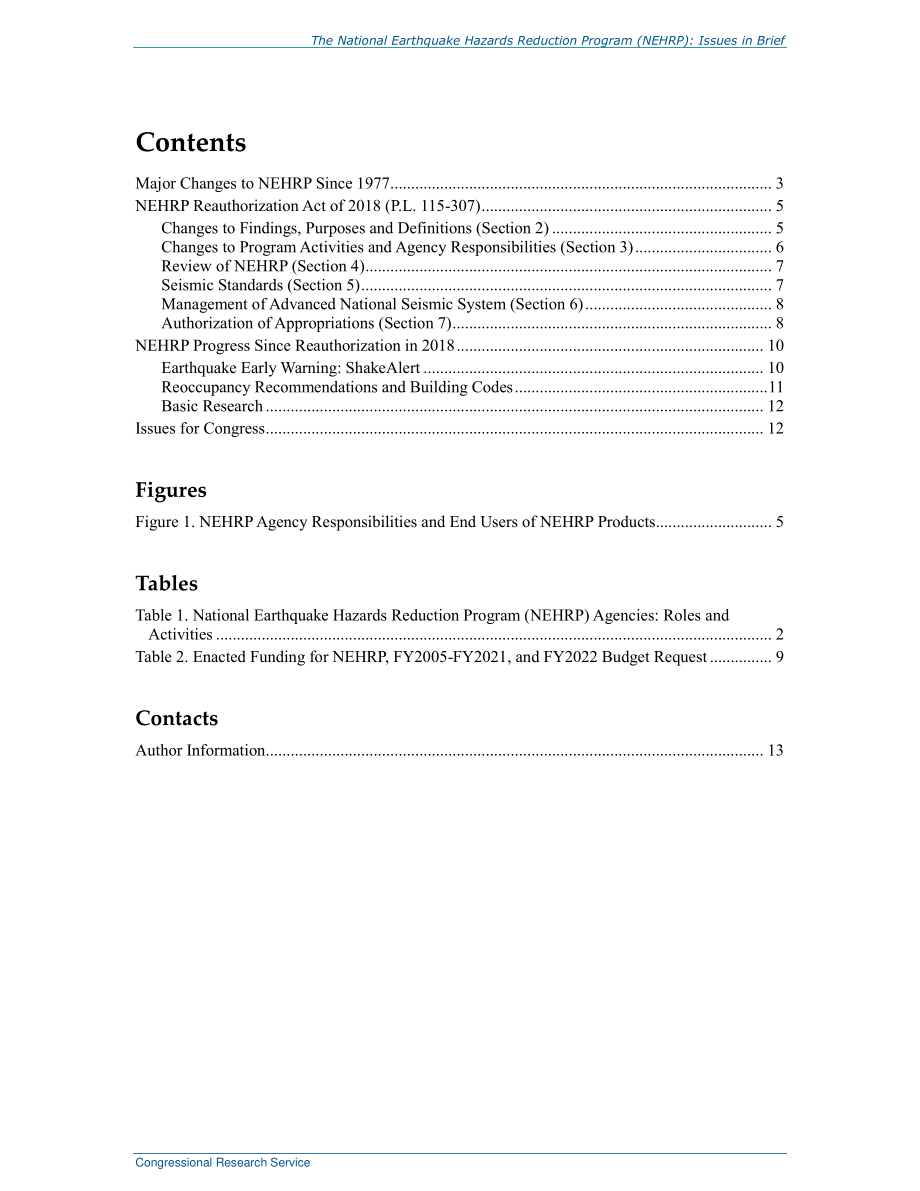 [20211221]R43141_国家地震减灾计划（NEHRP）：简要问题.pdf_第3页