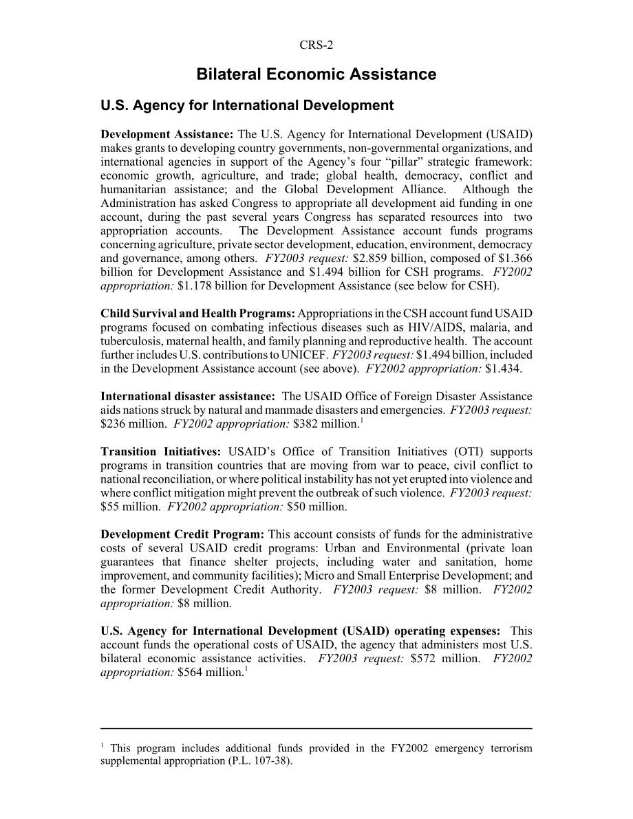 [20020513]97-715_对外援助：美国援助机构和项目概述.pdf_第2页
