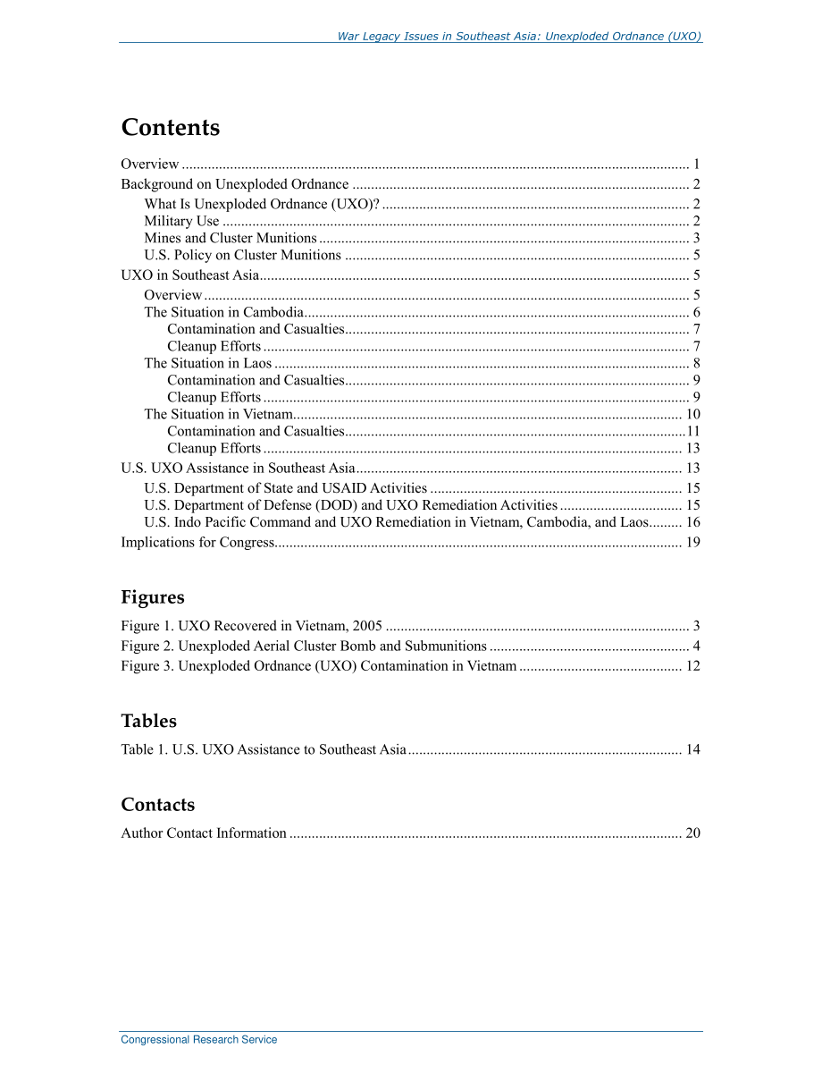 [20190603]R45749_东南亚战争遗留问题：未爆弹药（UXO）.pdf_第3页