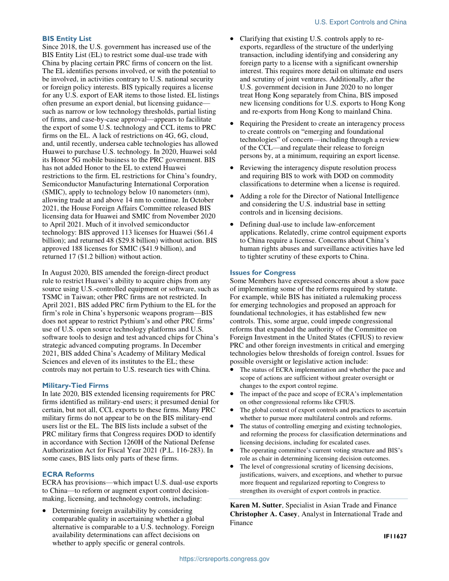 [20220324]IF11627_美国出口管制与中国.pdf_第2页