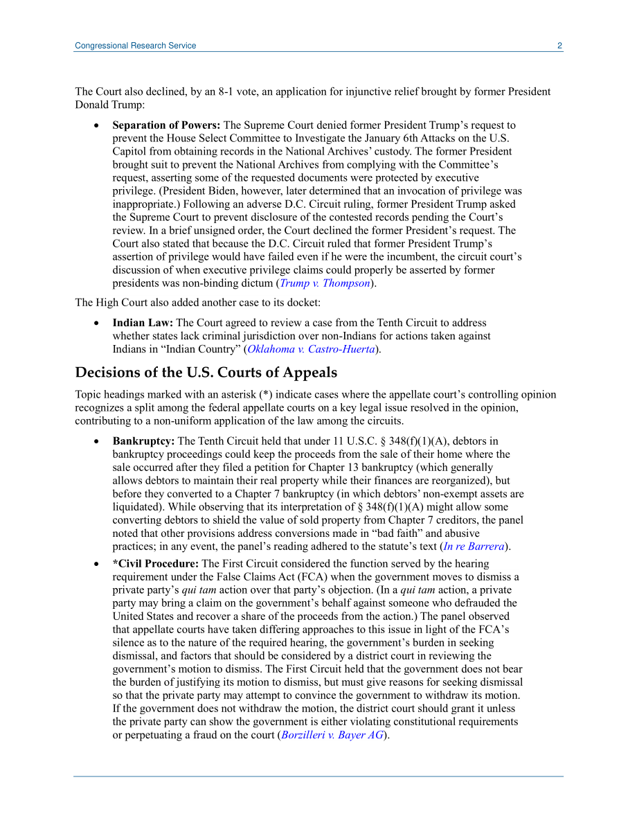 [20220124]LSB10690_国会法院观察员：最近立法者感兴趣的上诉裁决（2022年1月17日至23日）.pdf_第2页