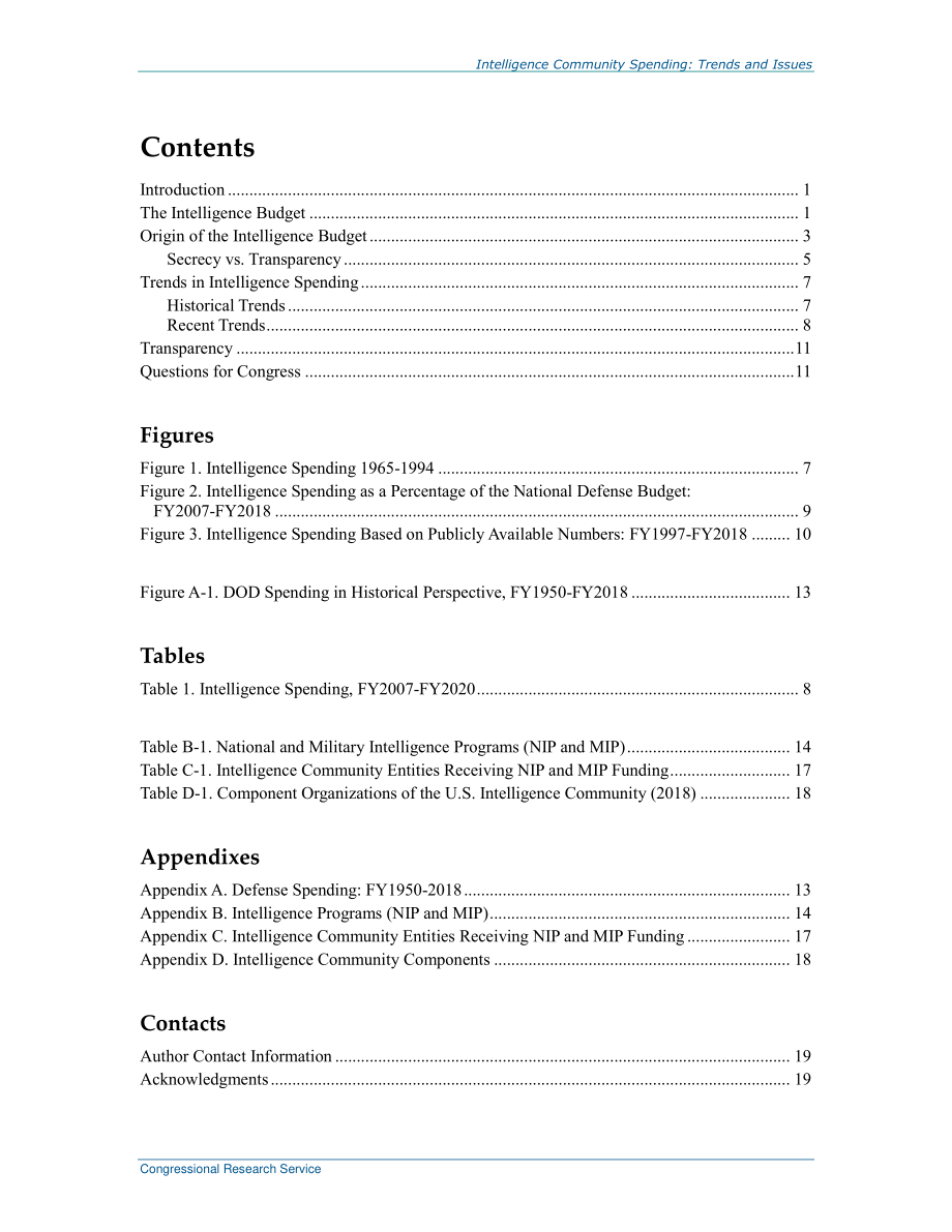 [20191106]R44381_情报部门支出：趋势和问题.pdf_第3页