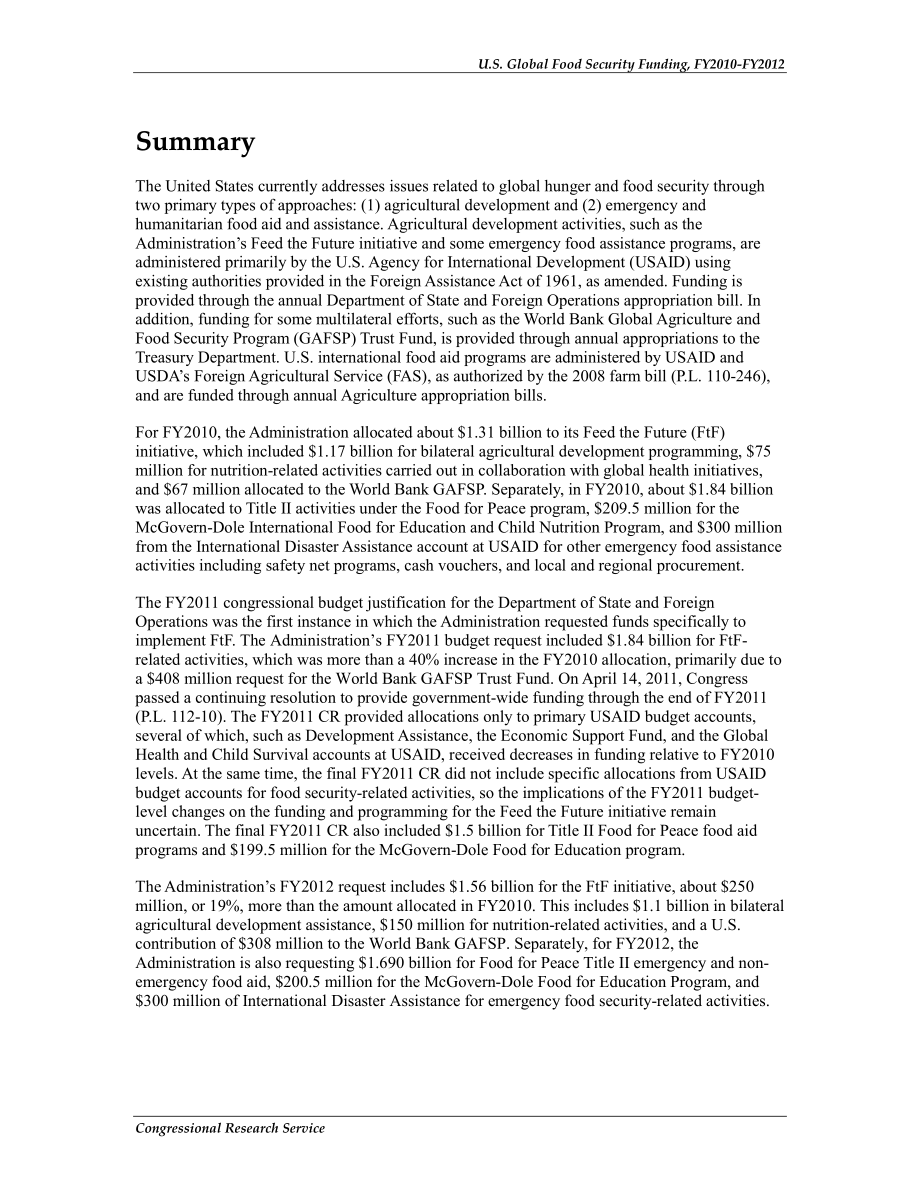 [20110428]R41812_2010-2012财年美国全球粮食安全基金.pdf_第2页