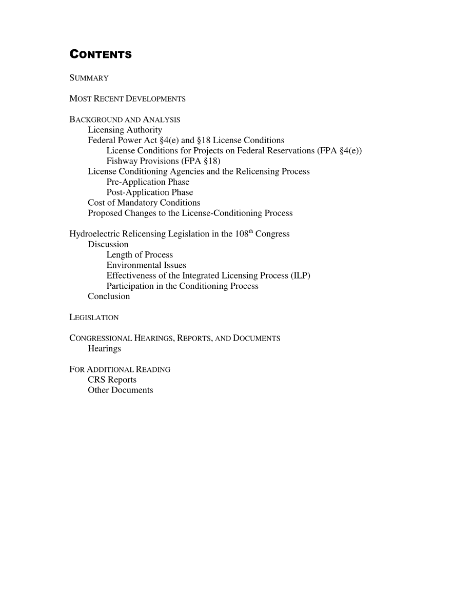 [20041104]IB10122_水电许可证和再许可条件：当前问题和立法活动.pdf_第2页