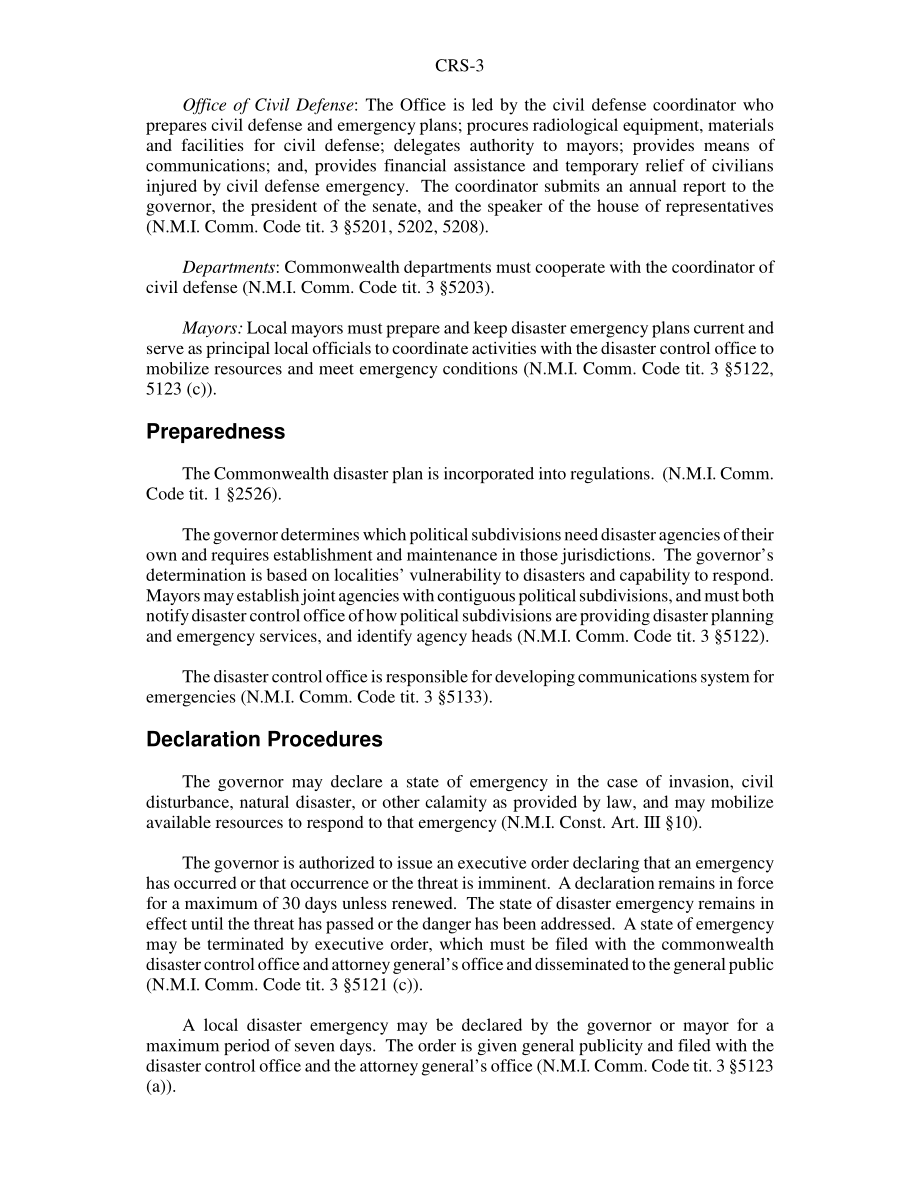 [20040402]RS21806_北马里亚纳群岛联邦应急管理和国土安全法定机构概述.pdf_第3页
