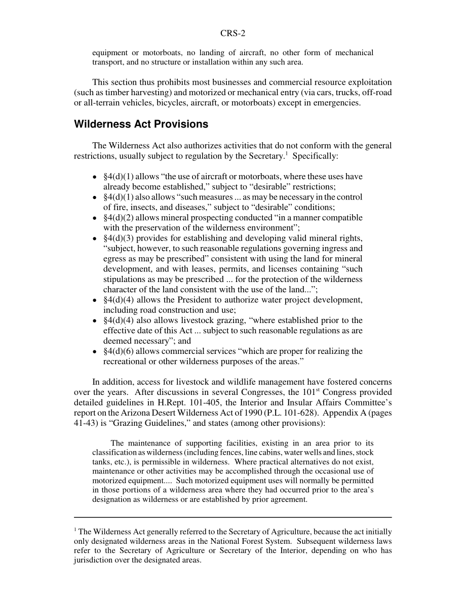 [20060113]RS22025_荒野法律：允许和禁止使用.pdf_第2页