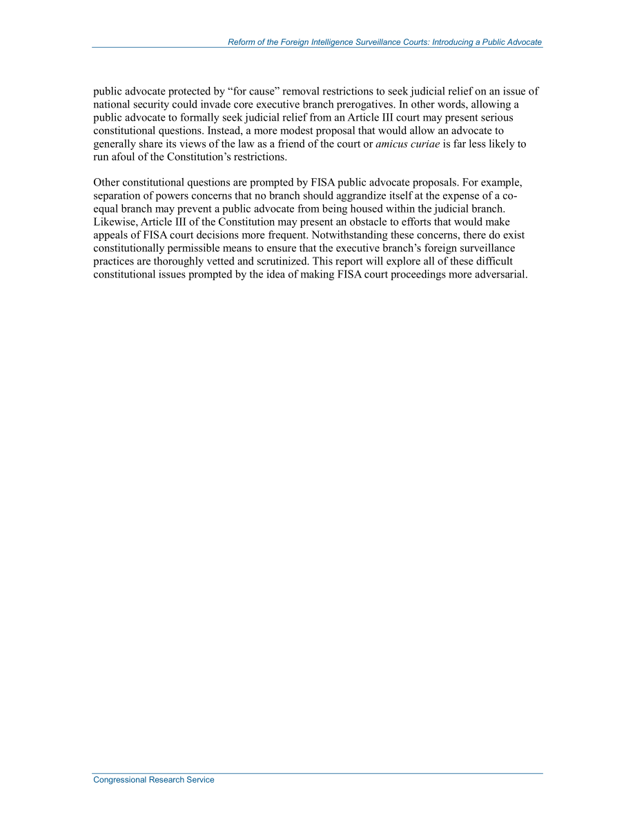 [20140321]R43260_外国情报监督法院的改革：介绍公共倡导者.pdf_第3页