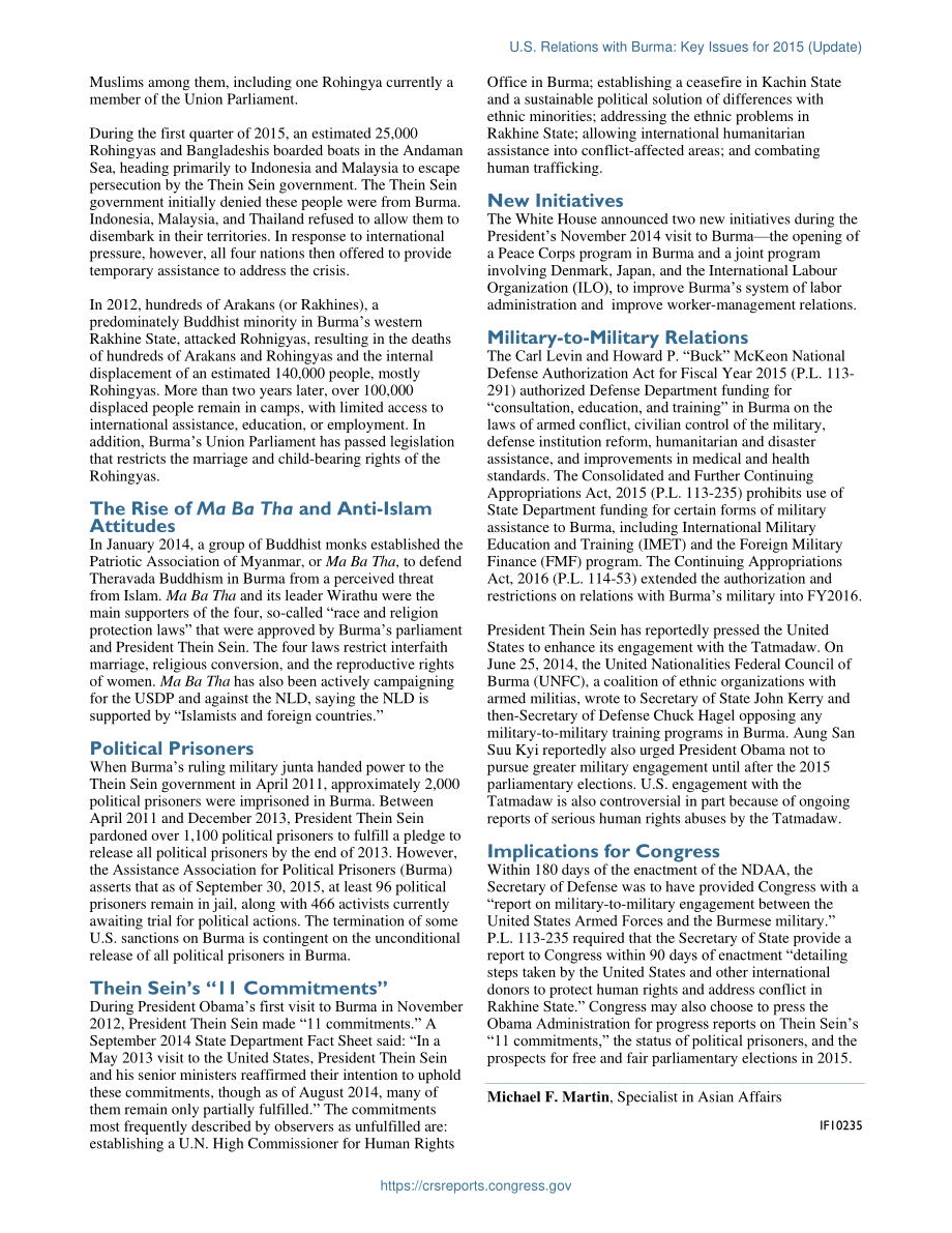 [20151022]IF10235_美国与缅甸的关系：2015年关键问题（更新）.pdf_第2页