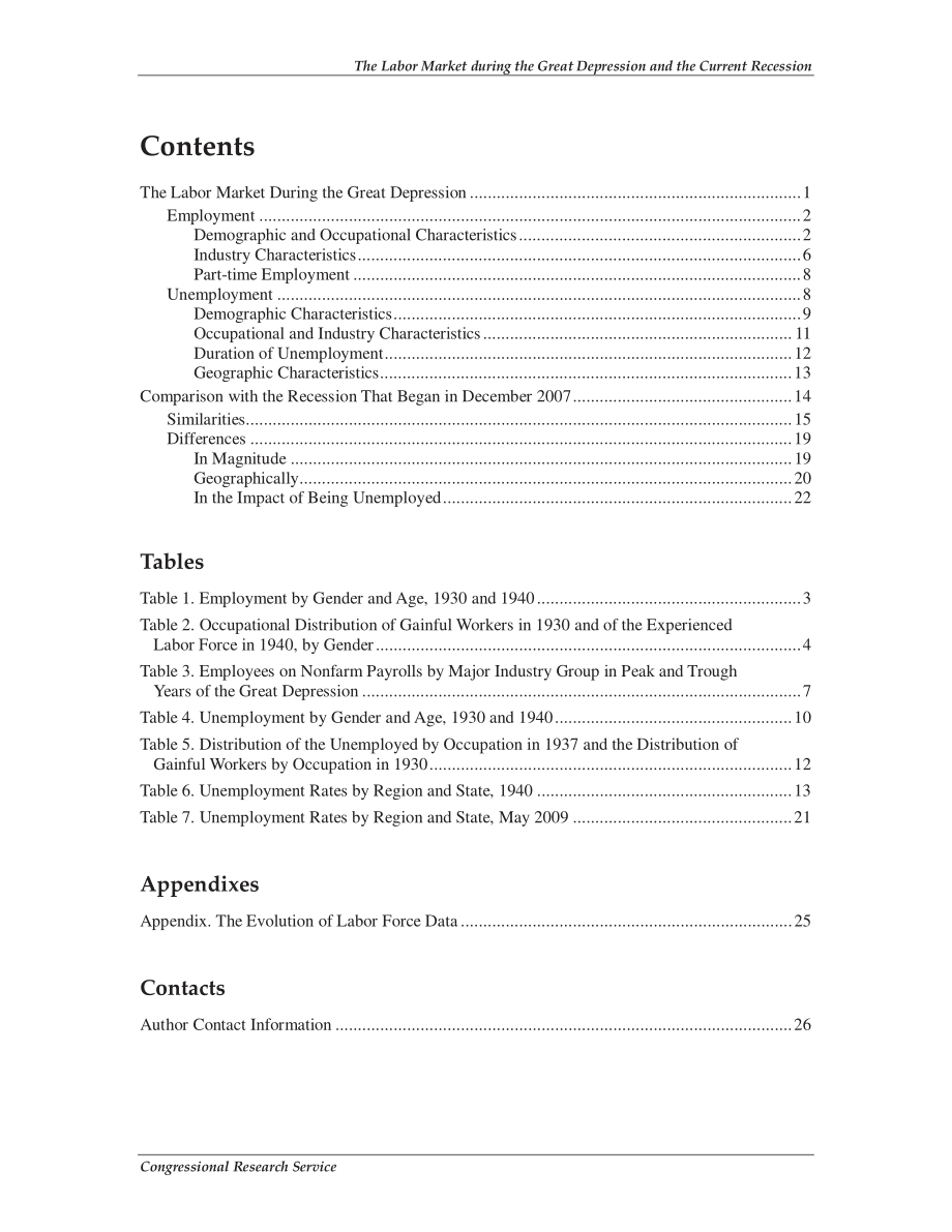 [20090619]R40655_The Labor Market During the Great Depression and the Current Recession.pdf_第3页
