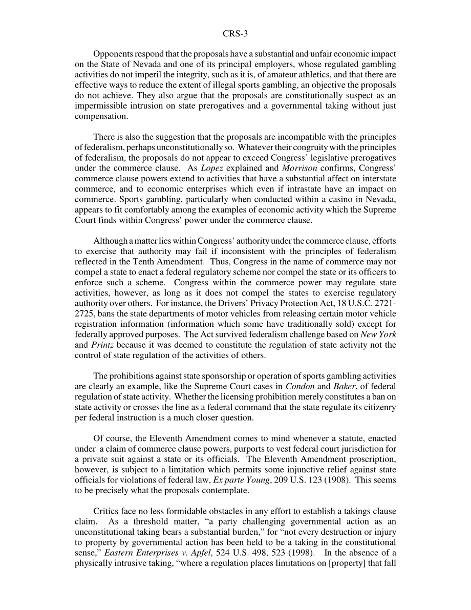 [20020731]RS20905_学校体育赌博：加强联邦禁令的提案概要.pdf_第3页