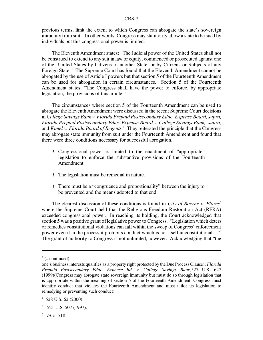 [20001025]RS20472_美国残疾人法案：第十一次修正案问题.pdf_第2页