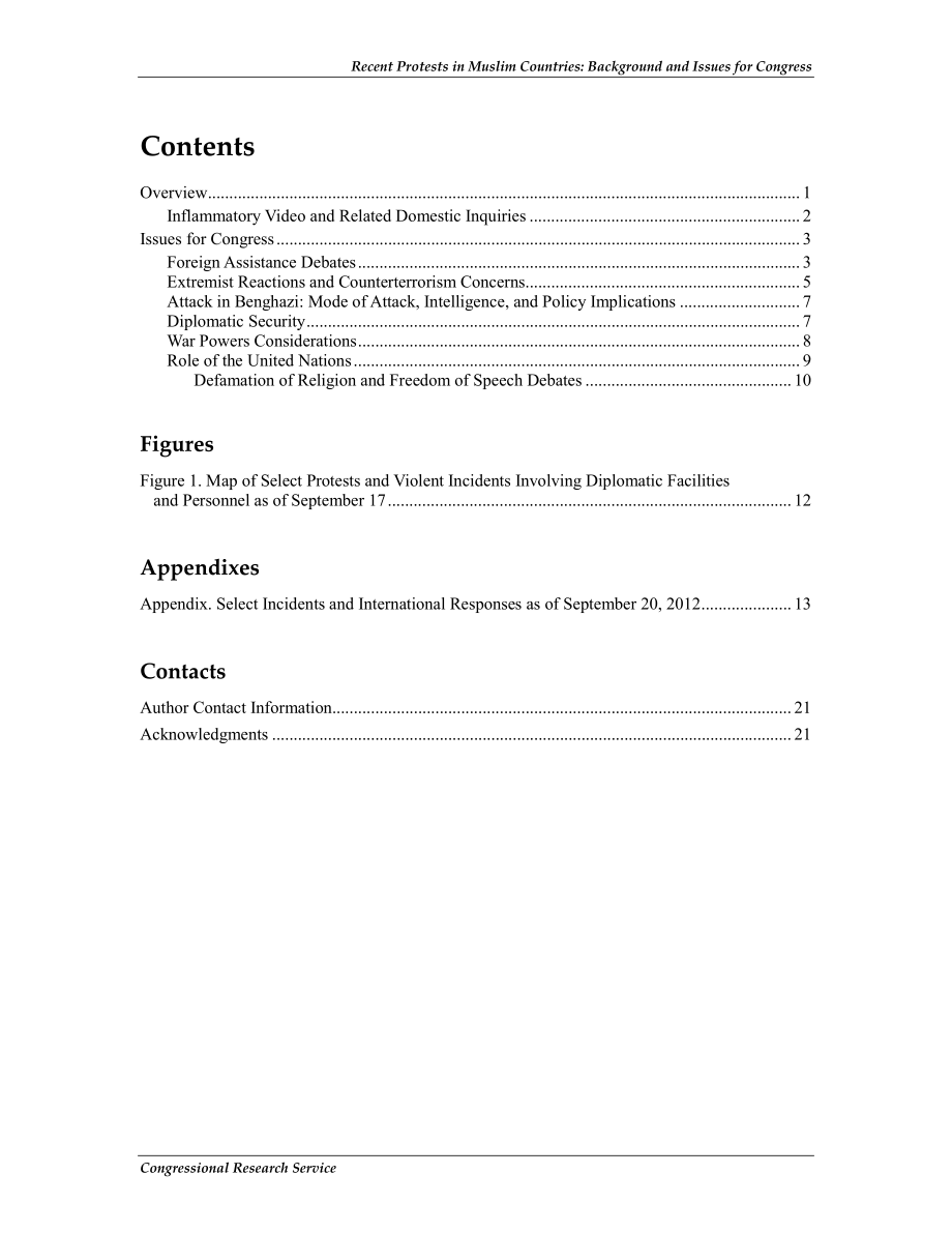[20120920]R42743_穆斯林国家最近的抗议活动：国会背景和议题.pdf_第3页