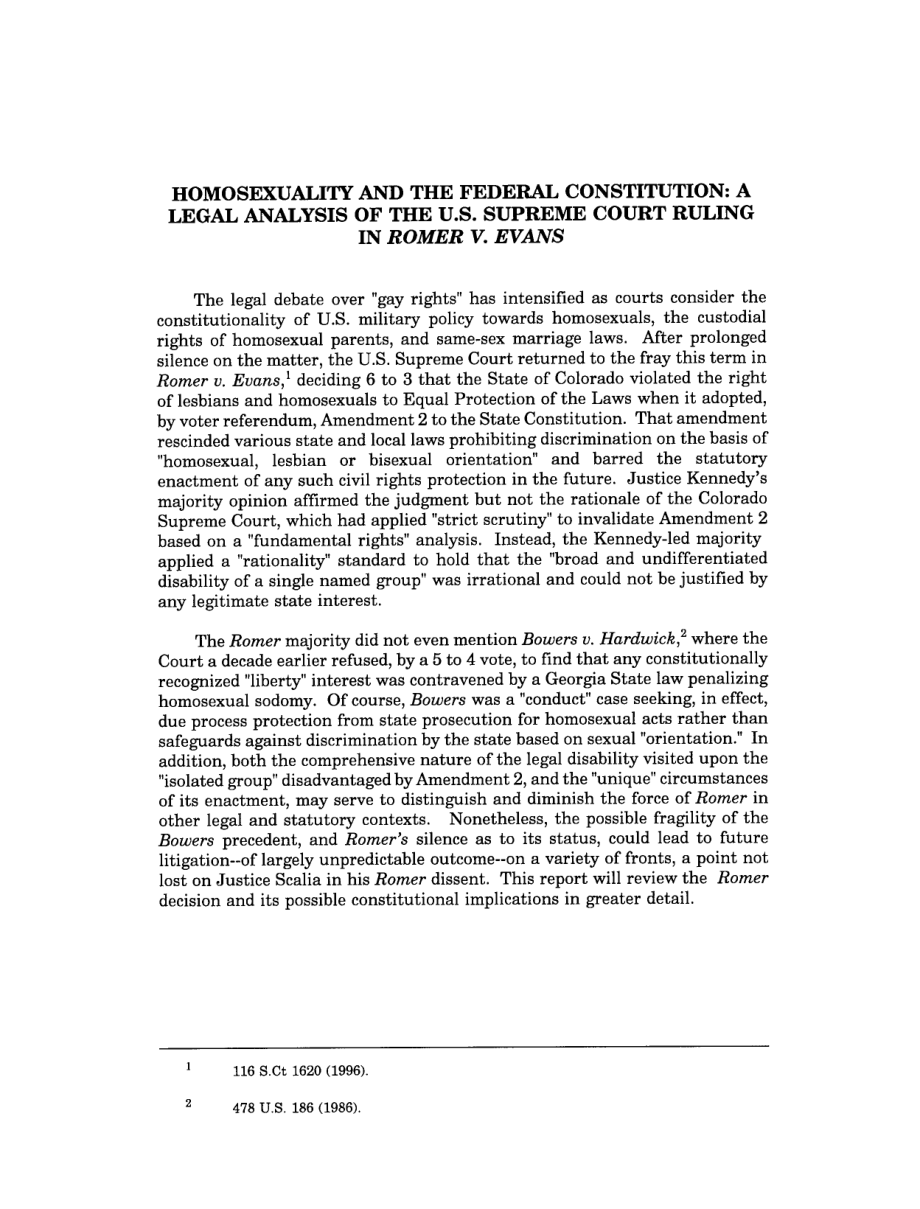 [19960621]96-575_同性恋与联邦宪法：美国最高法院罗默诉埃文斯案裁决的法律分析.pdf_第3页
