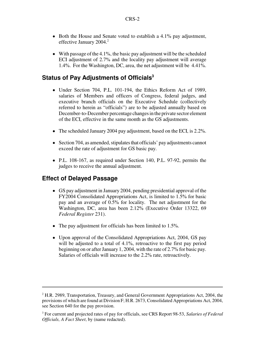 [20040124]RS21689_联邦薪酬——2004年1月调整情况：情况说明书.pdf_第2页