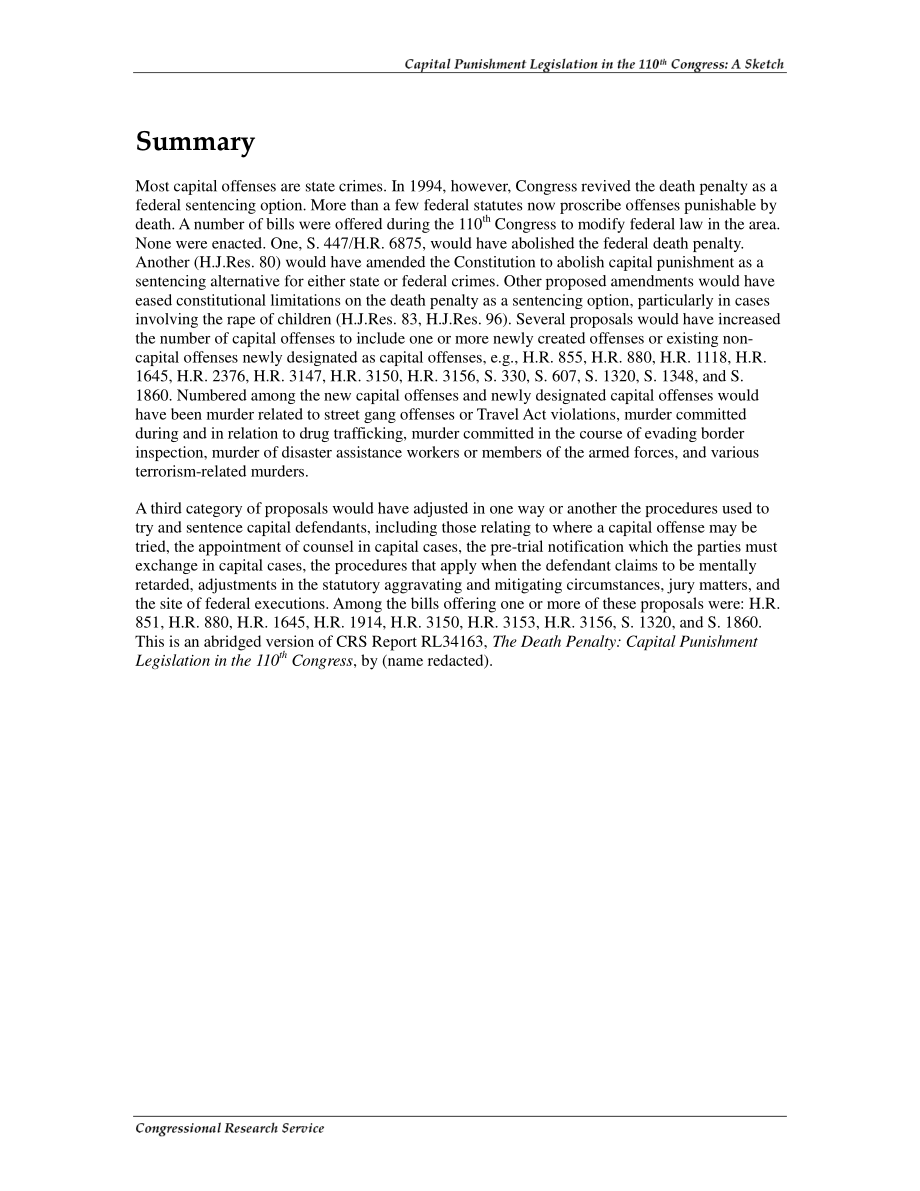[20081015]RS22719_第110届国会死刑立法：草图.pdf_第2页