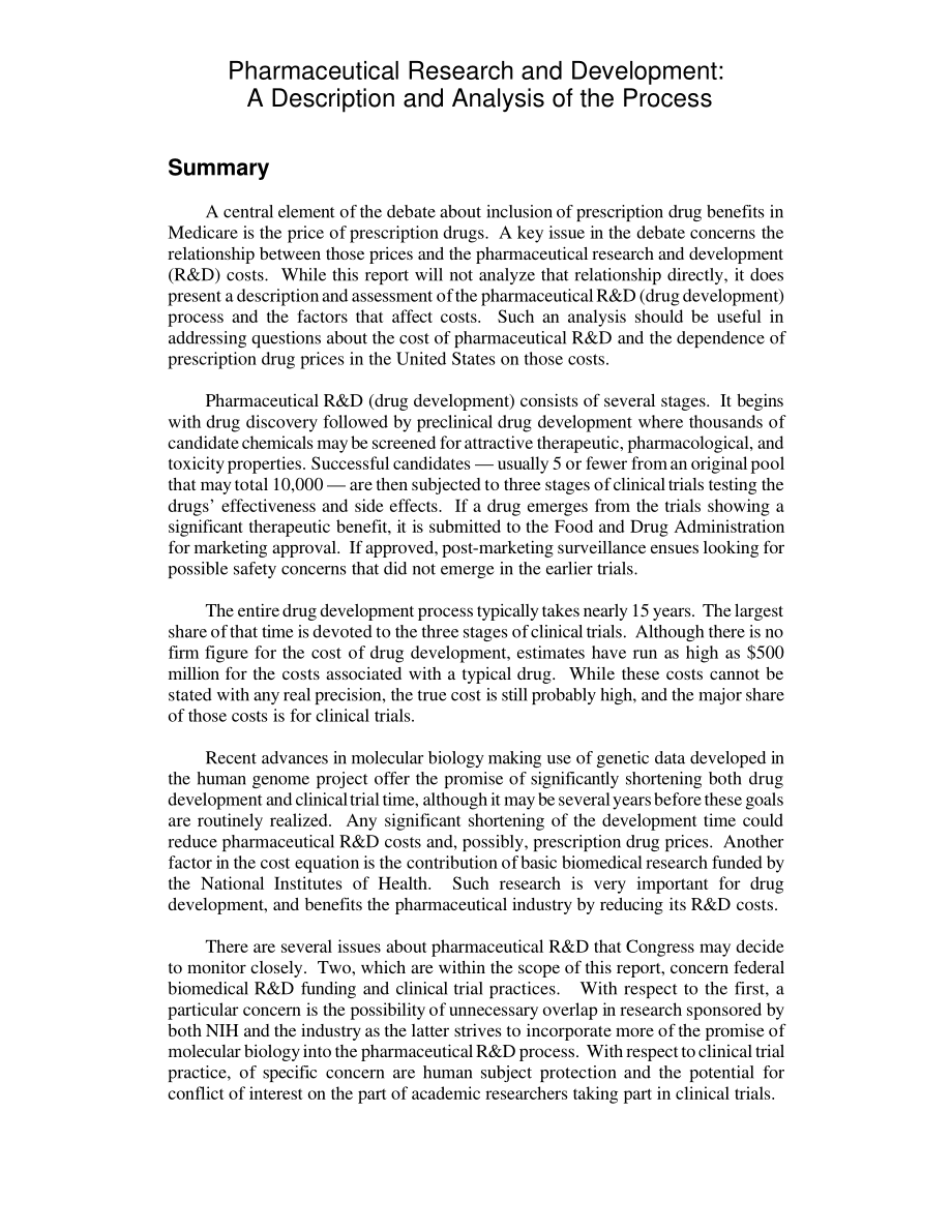 [20010402]RL30913_药物研发：过程描述和分析.pdf_第2页
