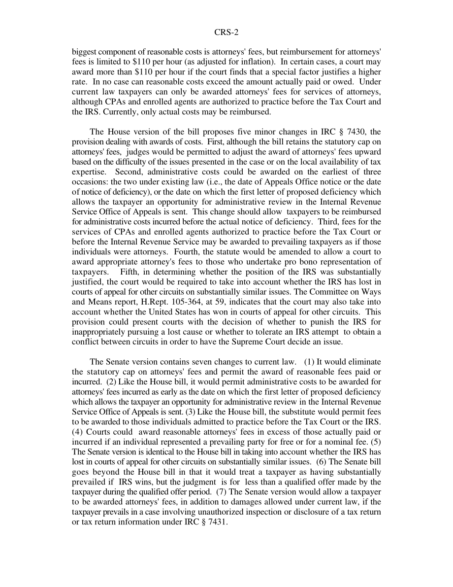 [19980615]98-20A_IRS重组法案中的纳税人保护：因国税局滥用职权而产生的律师费和损害赔偿.pdf_第2页