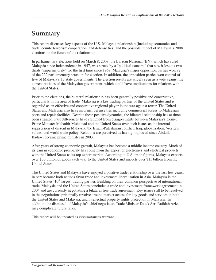 [20080403]RL33878_美马关系：2008年选举的影响.pdf_第2页