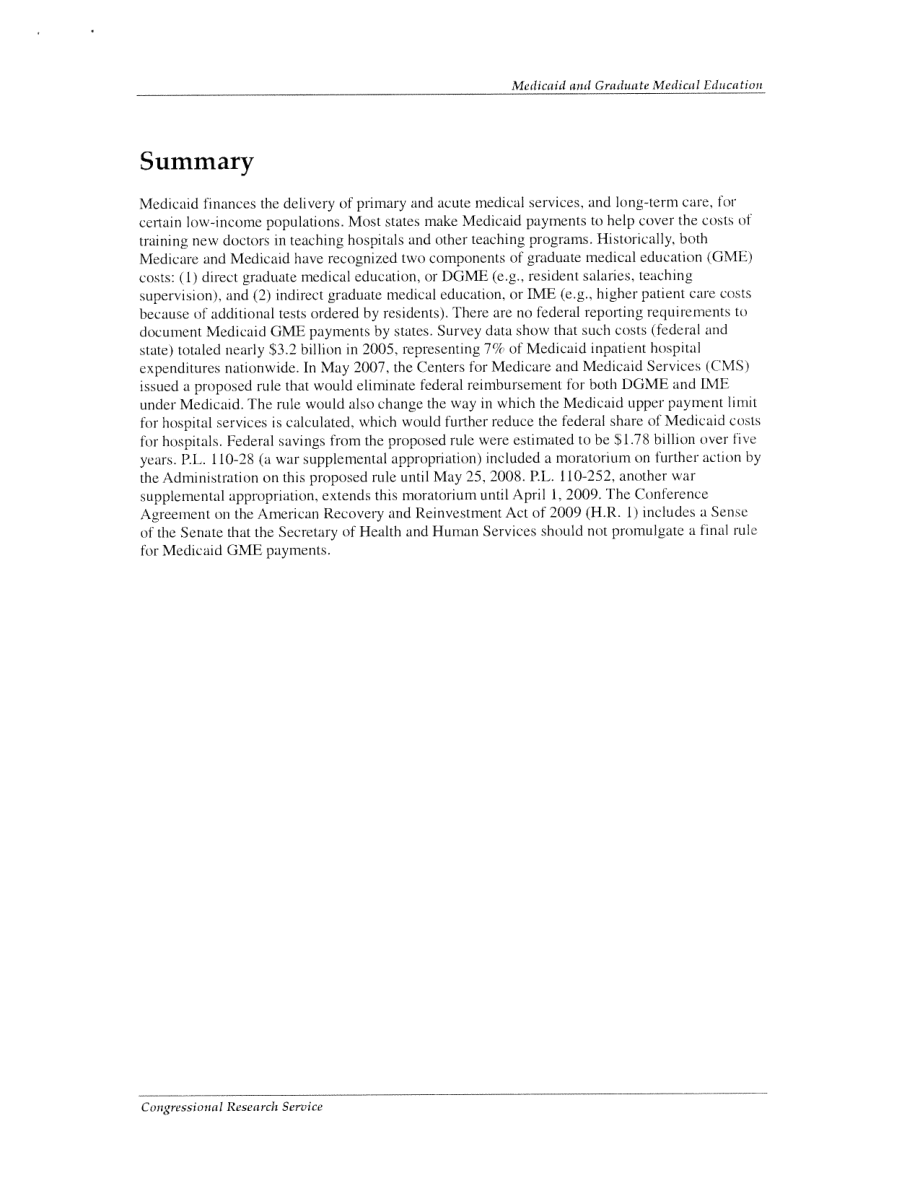 [20090217]RS22842_医疗补助与研究生医学教育.pdf_第2页