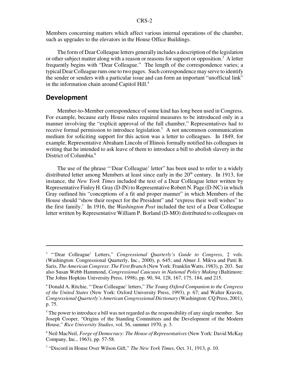 [20050104]RS21667_“亲爱的同事”信函：简要概述.pdf_第2页