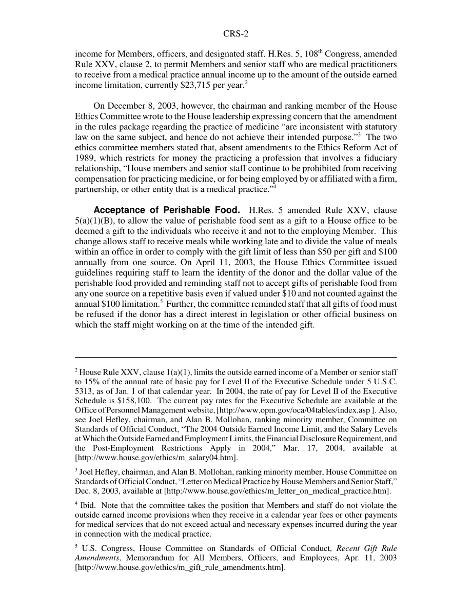[20040402]RS21439_第108届国会众议院道德规则的变化.pdf_第2页