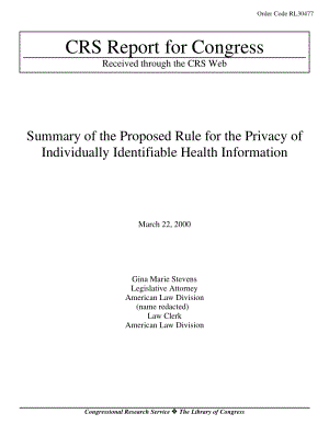 [20000322]RL30477_个人可识别健康信息隐私拟议规则摘要.pdf