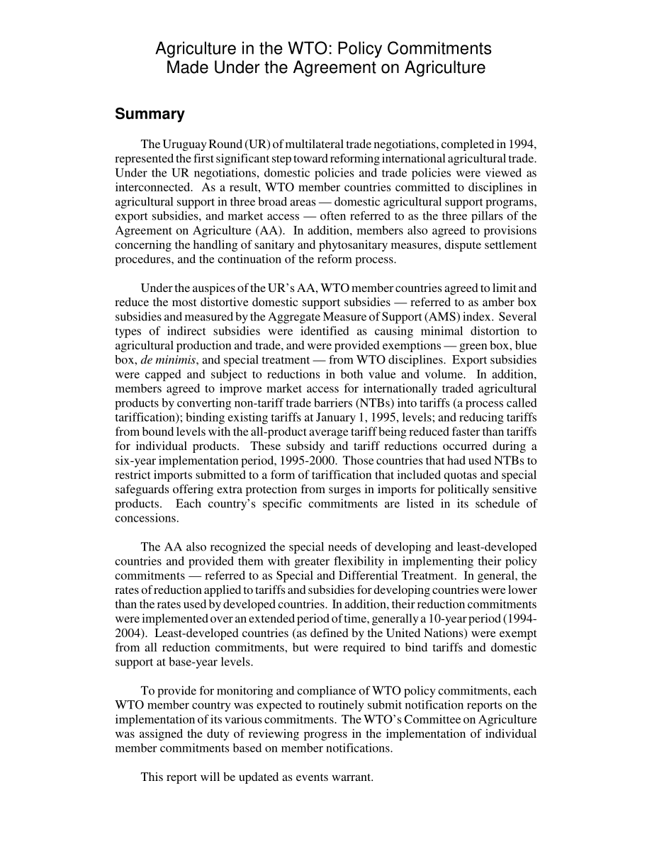 [20050512]RL32916_WTO中的农业：根据《农业协定》作出的政策承诺.pdf_第2页