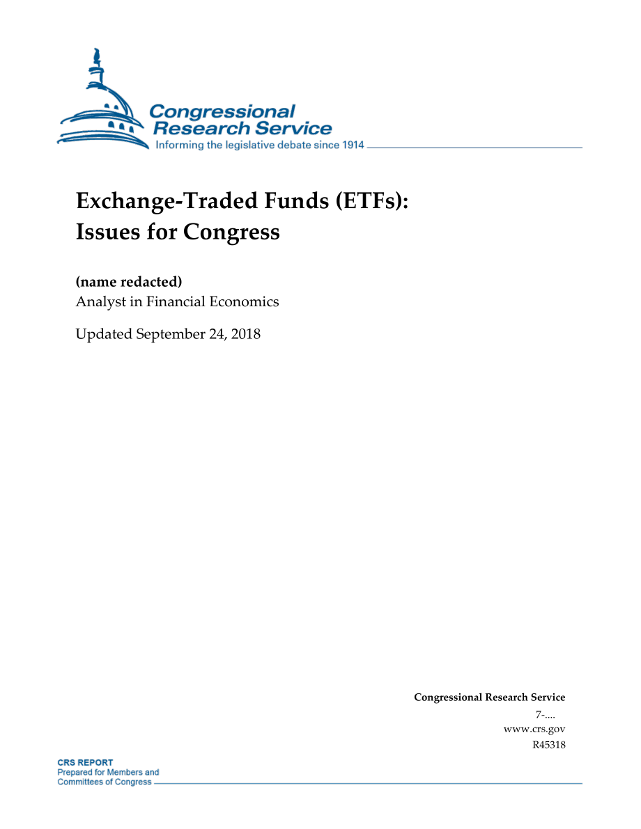 [20180924]R45318_交易所交易基金（ETF）：国会议题.pdf_第1页
